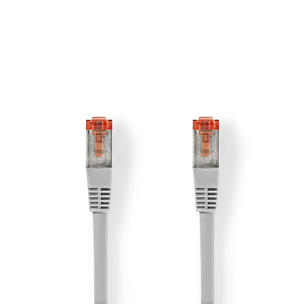Connectique réseau Cybertek Cable Reseau Cat.6 S/FTP LS0H Gris - 0.5m