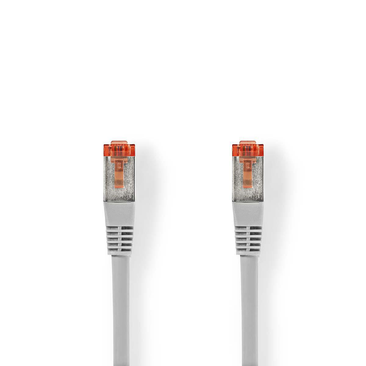 Cable Reseau Cat.6 S/FTP LS0H Gris - 0.5m - Connectique réseau - 0