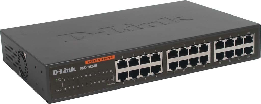 Switch D-Link 24 ports 10/100/1000Mbps DGS-1024D - Cybertek.fr - 0