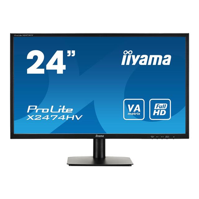 Iiyama 24 pouces  X2474HV-B1 ++ - Ecran PC Iiyama - Cybertek.fr - 0