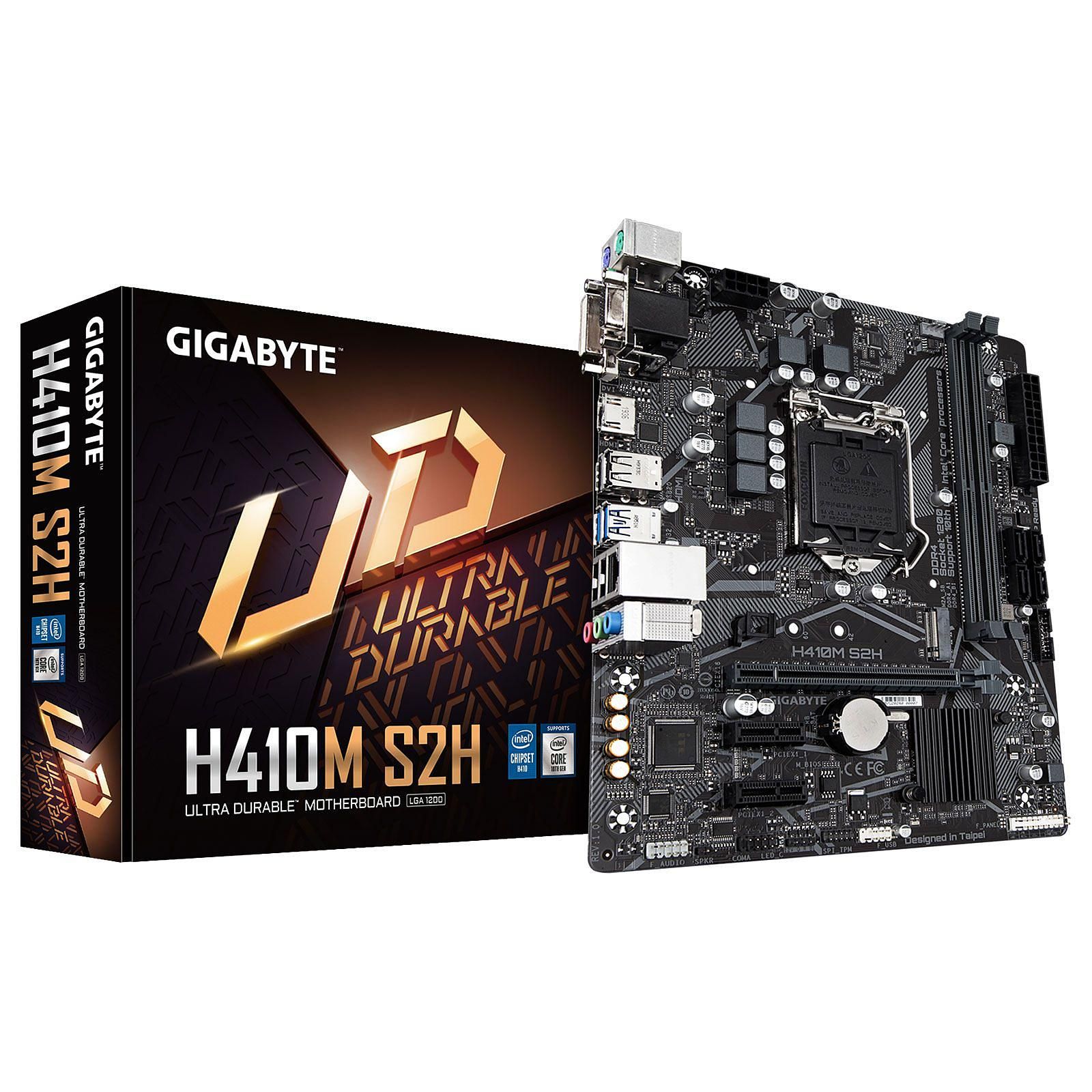Gigabyte H410M-S2H Micro-ATX  - Carte mère Gigabyte - Cybertek.fr - 0