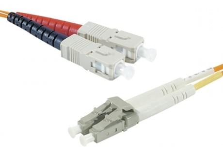 Connectique réseau Cybertek Cordon fibre Optique multimode LC/SC 62,5/125 - 2m 