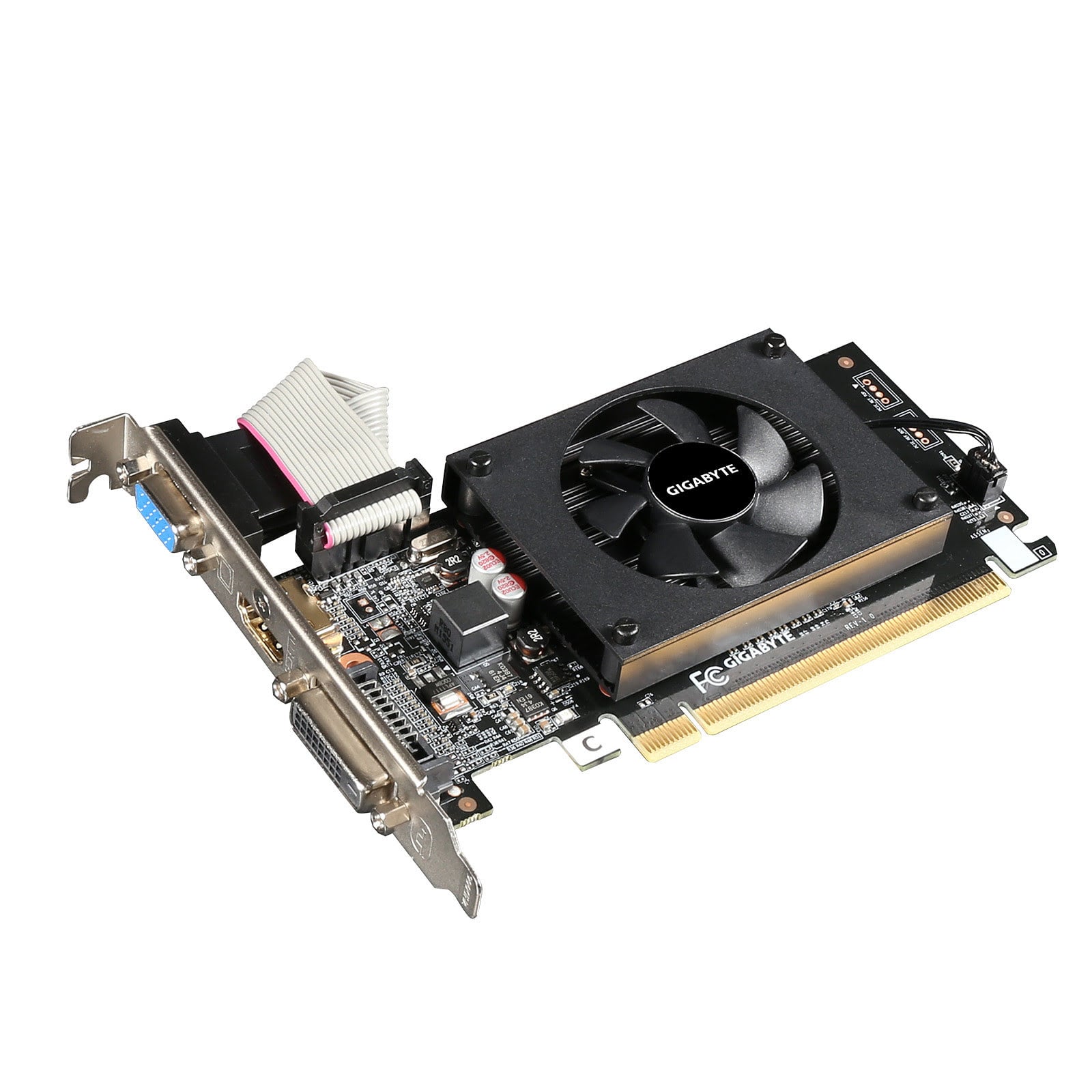 Gigabyte GT 710 GV-N710D3-2GL  - Carte graphique Gigabyte - 3