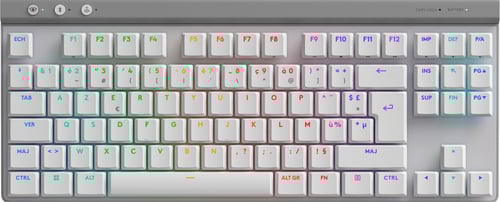 Logitech G515 TKL Lightspeed Blanc (Tactile) - Clavier PC - 0