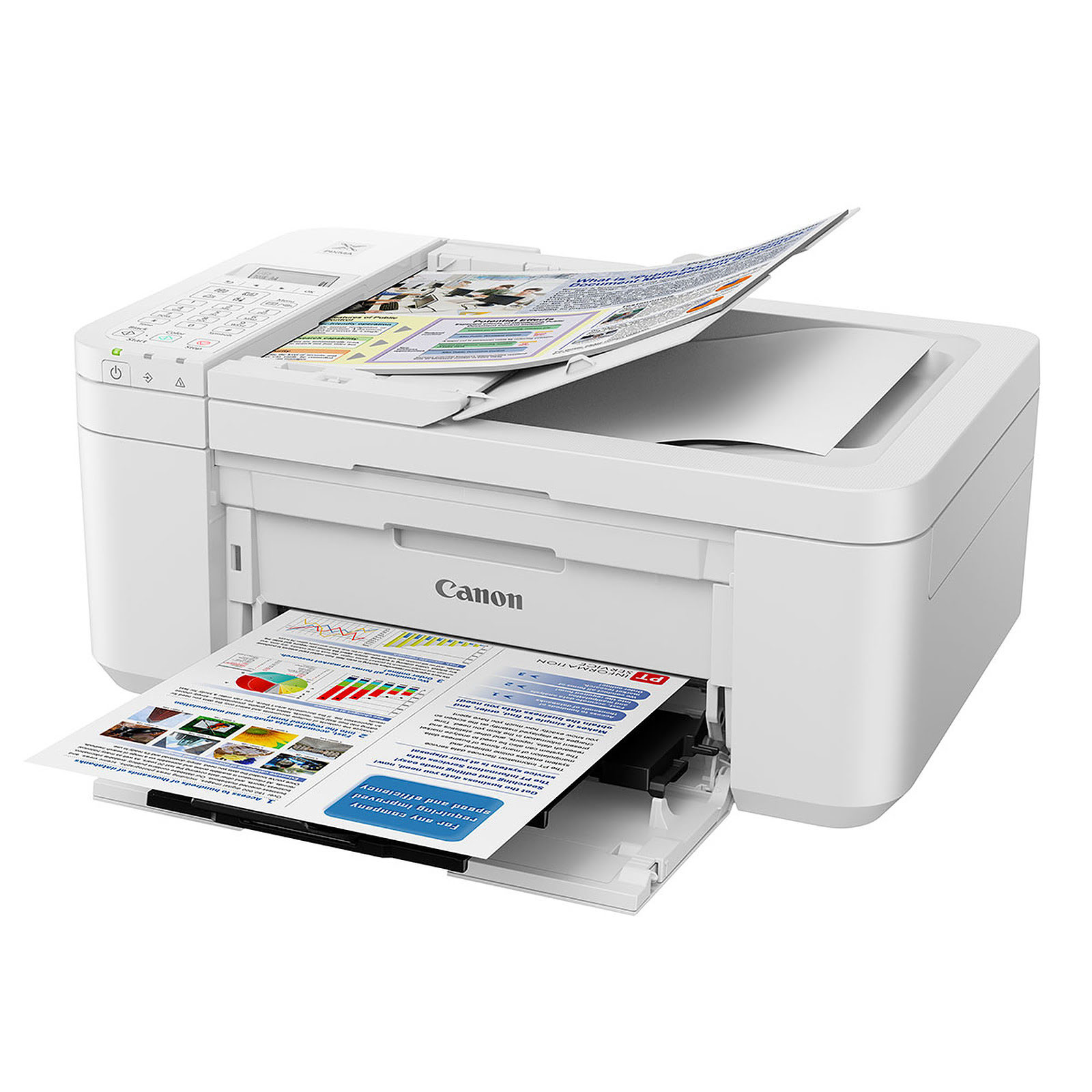 Imprimante multifonction Canon PIXMA TR4551 White - Cybertek.fr - 3