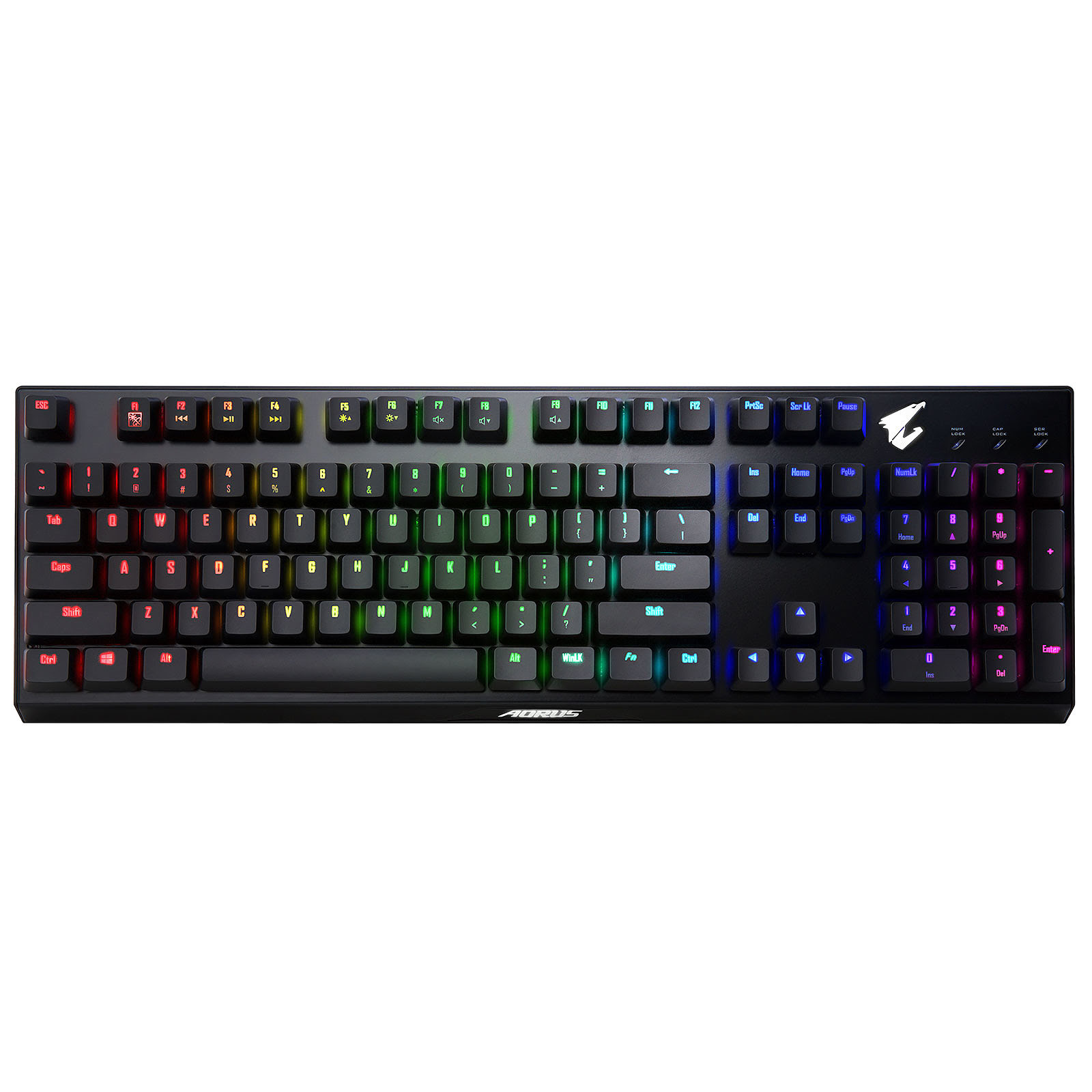 Gigabyte AORUS K9 (Flaretech Optical-Mechanical Blue) - Clavier PC - 0