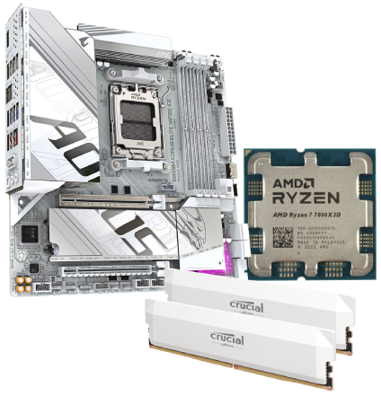 7800X3D + B850M W + 2x16Go W - Cybertek.fr - 0