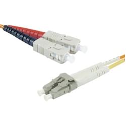 Connectique réseau Cordon fibre optique multimode LC/ST 50/125 - 2 m