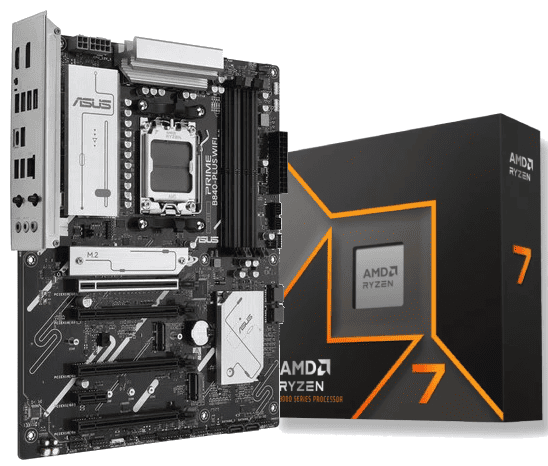 PRIME B840-PLUS WIFI + Ryzen 7 9700X box - Cybertek.fr - 0