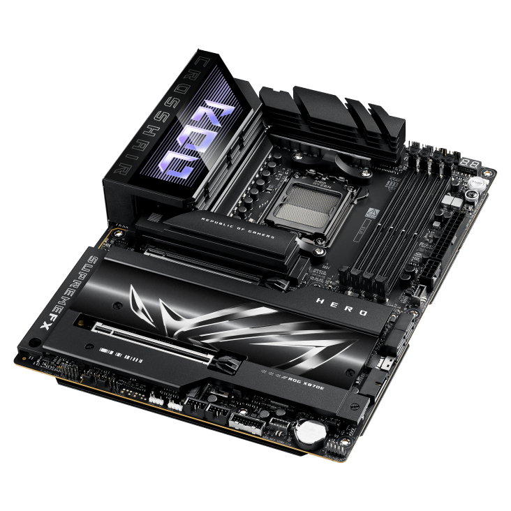 Asus ROG CROSSHAIR X870E HERO ATX  - Carte mère Asus - Cybertek.fr - 4