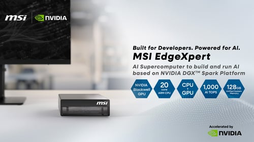 MSI EdgeXpert-32SEU DGX Spark GB10/128Go/4To/DGX OS - Barebone et Mini-PC - 9