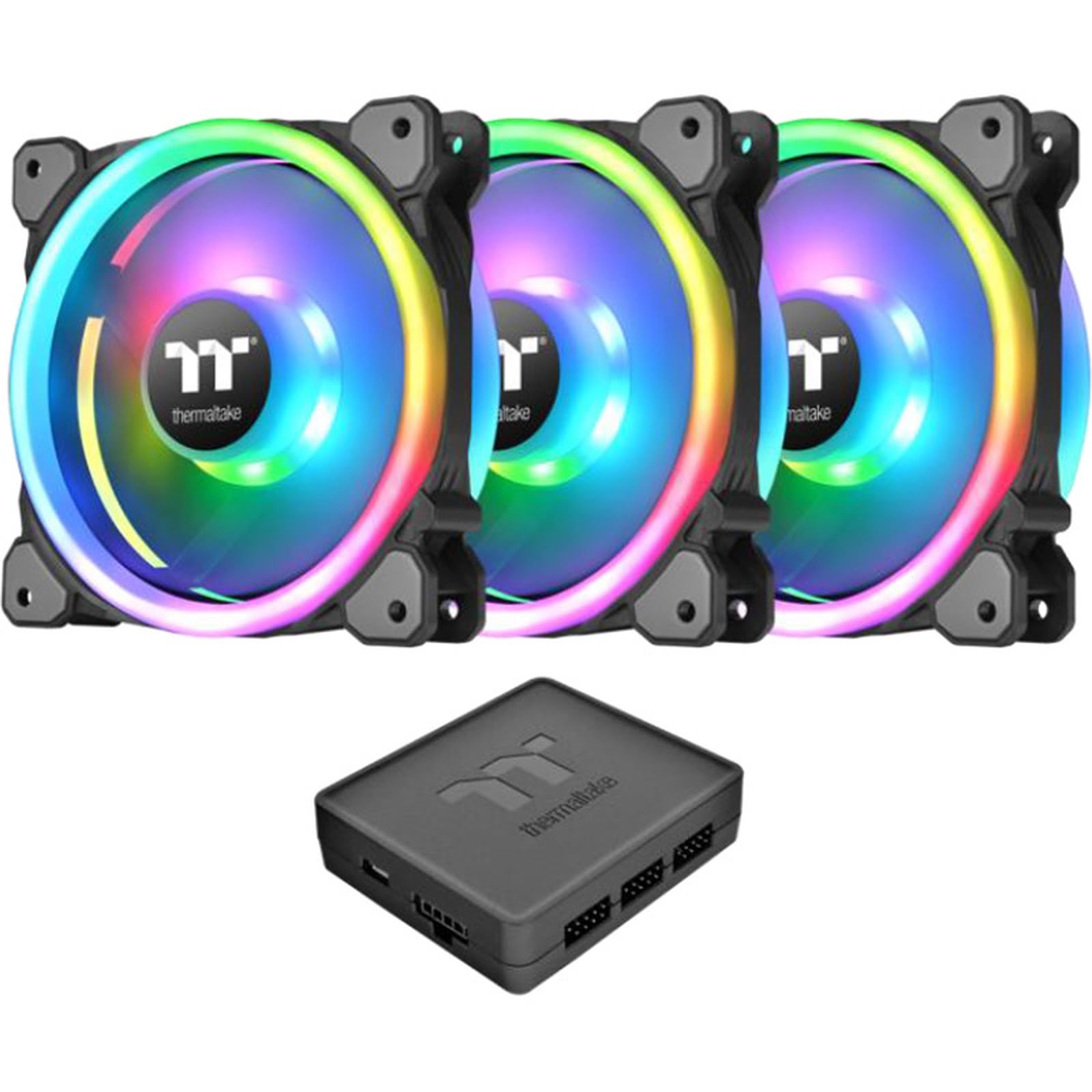 Thermaltake Riing Trio 12 RGB 3 Pack - Ventilateur boîtier - 0