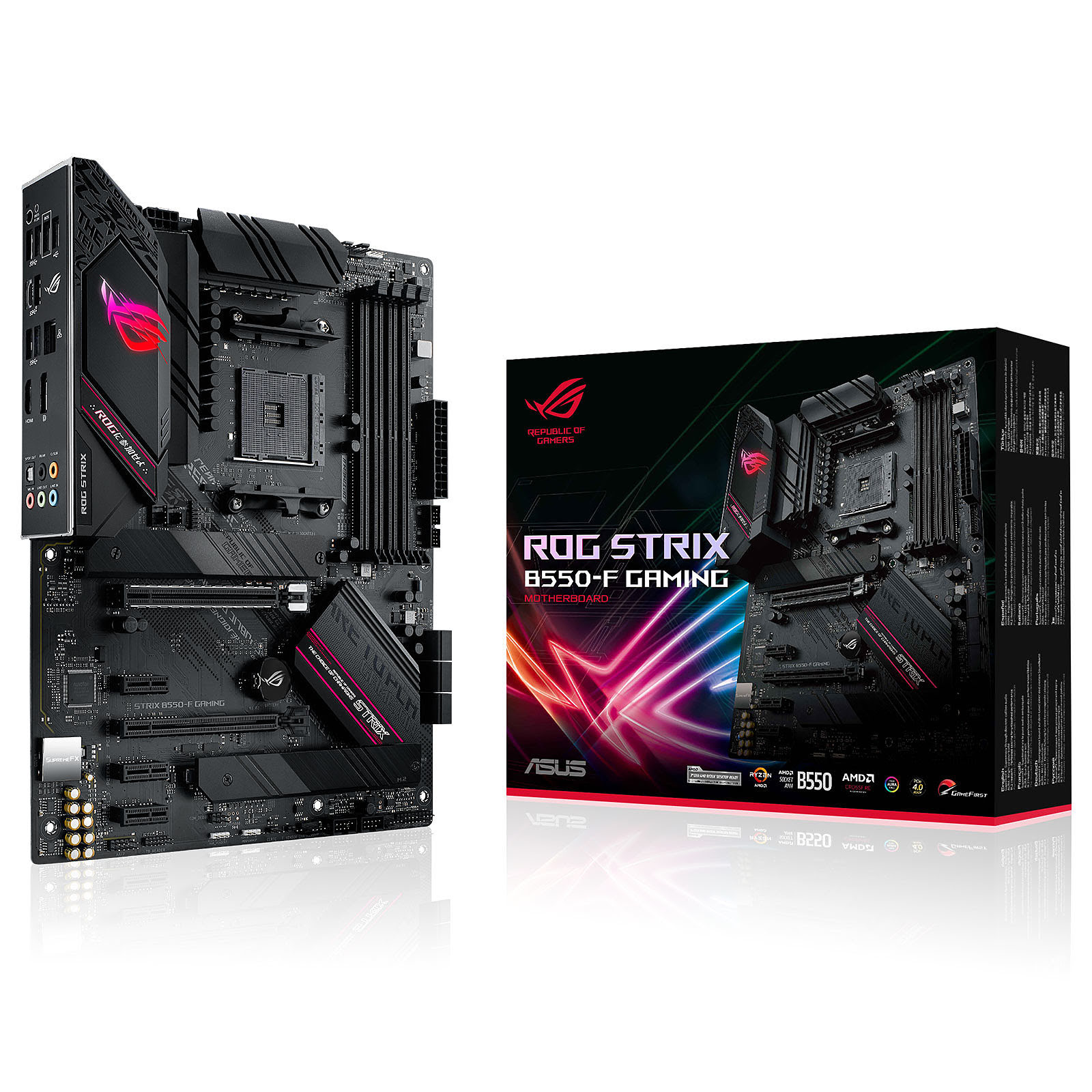 Asus ROG STRIX B550-F GAMING ATX  - Carte mère Asus - Cybertek.fr - 0