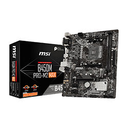 MSI B450M PRO-M2 MAX - B450/AM4/DDR4/mATX