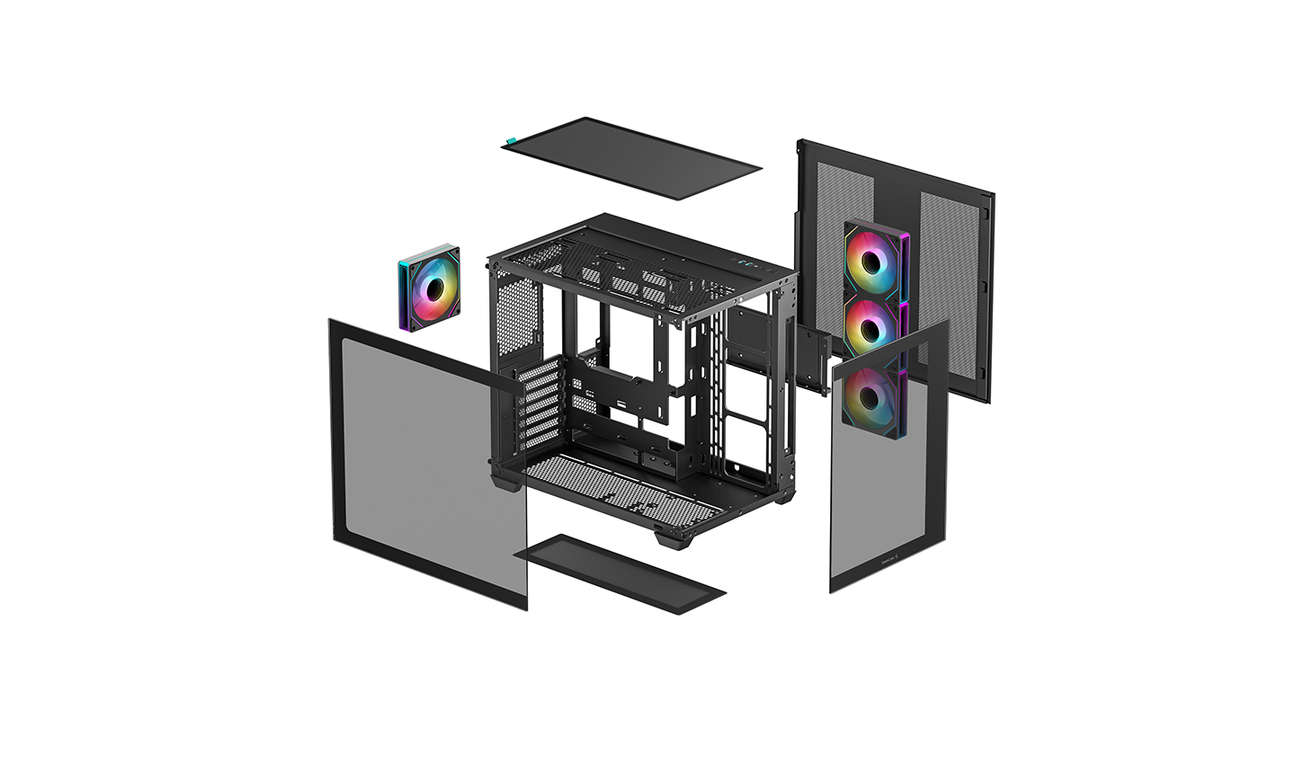CG530 4F Noir - MT/Sans Alim/ATX + LS720 SE 360mm# - Cybertek.fr - 9