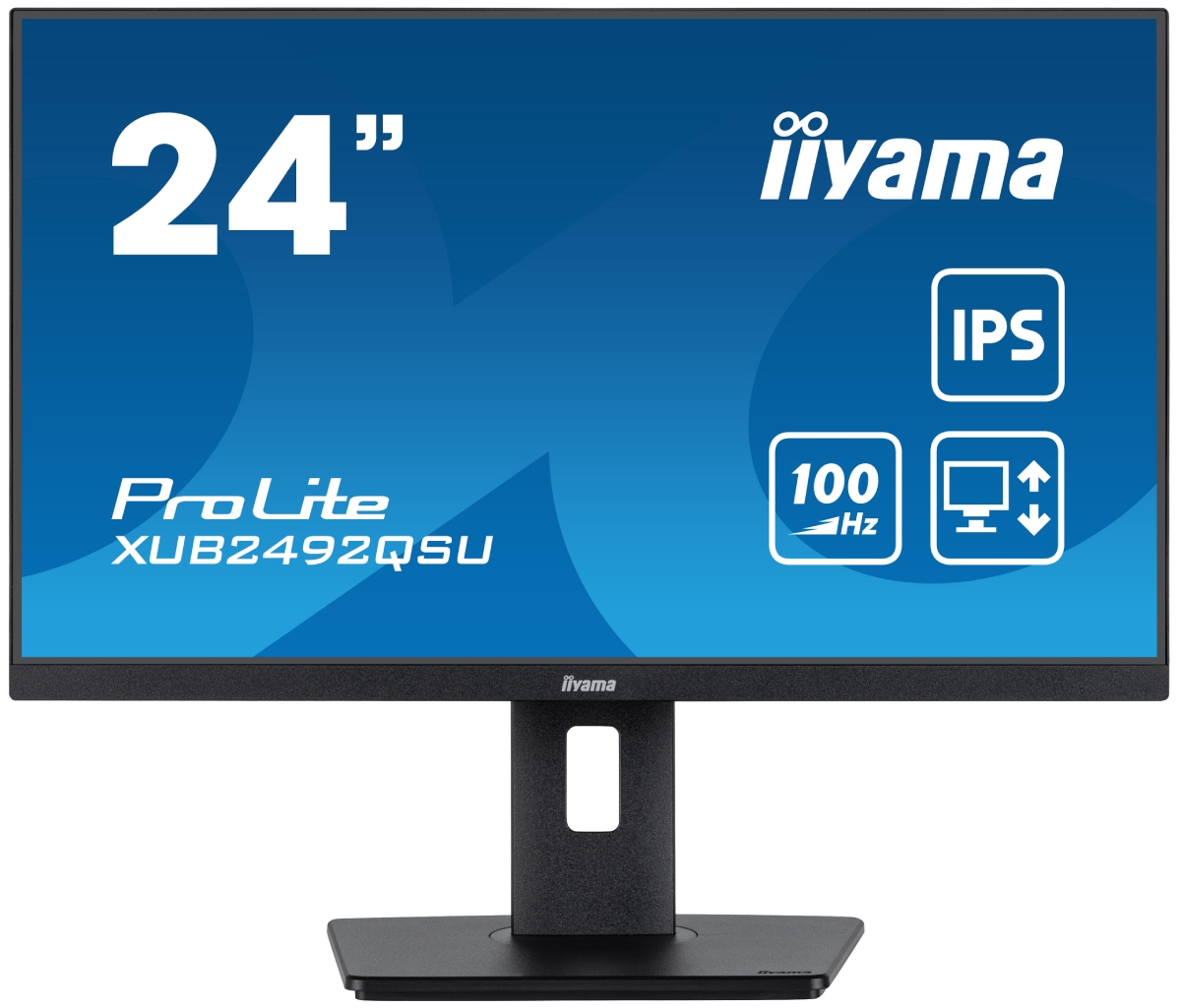 Iiyama 24"  XUB2492QSU-B1 - Ecran PC Iiyama - Cybertek.fr - 0