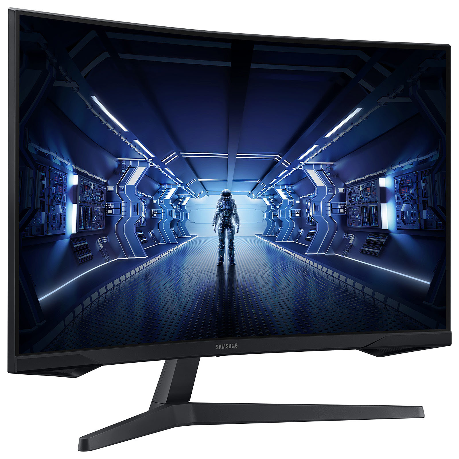 Samsung 32" LC32G55TQWUXEN - Ecran PC Samsung - Cybertek.fr