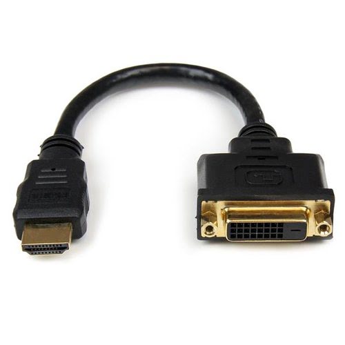 Adaptateur HDMI1.4/DVI-D mâle/femelle - 20cm-Noir - 0