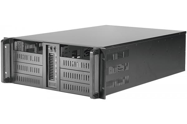 Cybertek Rack 19" 4U 8x5.25" Noir (Sans Alim) 660x900 Noir - Boîtier PC - 0