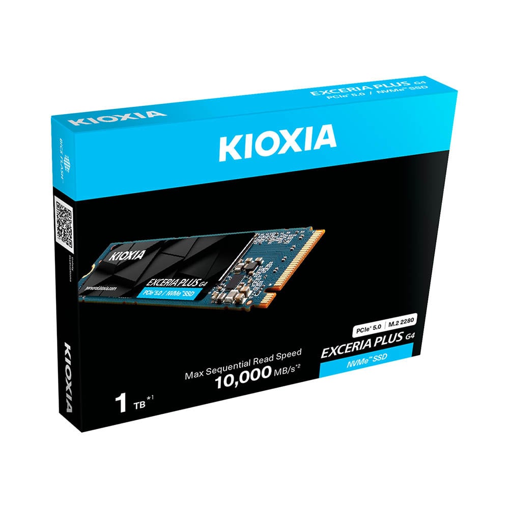 Kioxia LVD10Z001TG8 NVMe GEN5 1TB Exceria Plus G4  M.2 - Disque SSD - 0