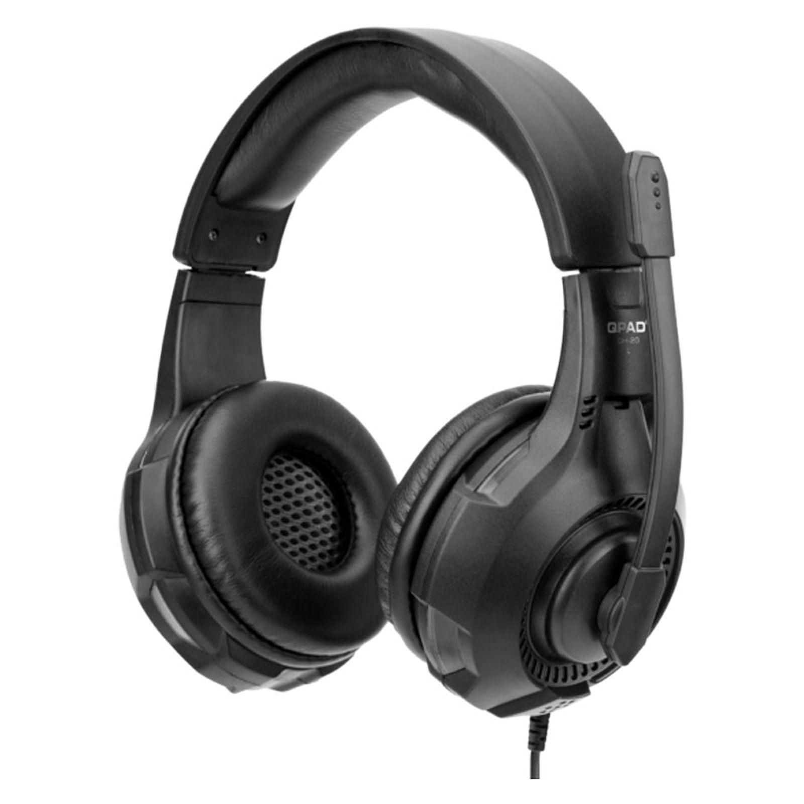 QPAD QH-20 Stereo Noir - Micro-casque - Cybertek.fr - 1