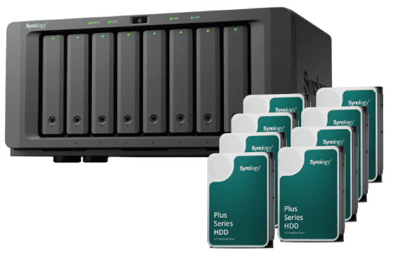 Synology DS1825+-8 baies avec 8 disques de 12To HAT3310-12T - Serveur NAS - 0