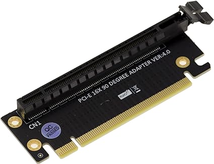 Compatible Adaptateur Riser équerre à 90° pour PCIe 1U (B001ITZ7UU) - Achat / Vente Réseau divers sur Cybertek.fr - 0