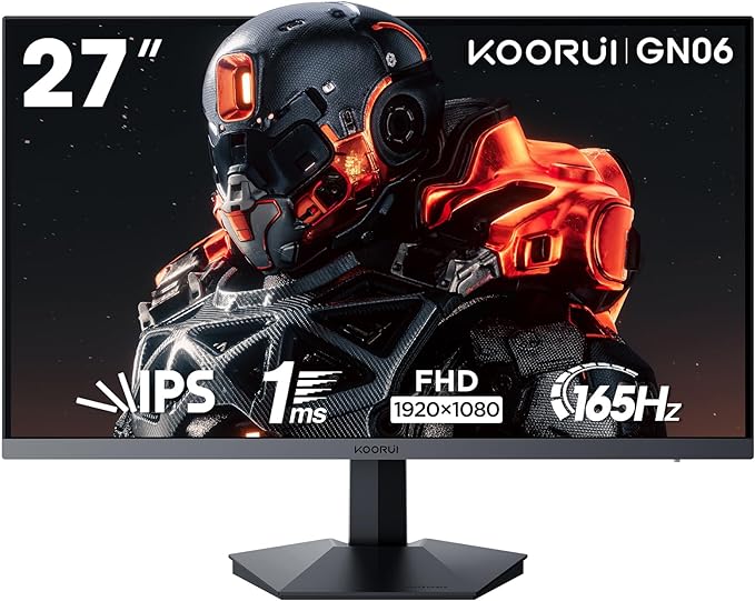 Ecran PC Gaming - KOORUI GN01 - 27 FHD - Dalle VA - 165 Hz - 1 ms