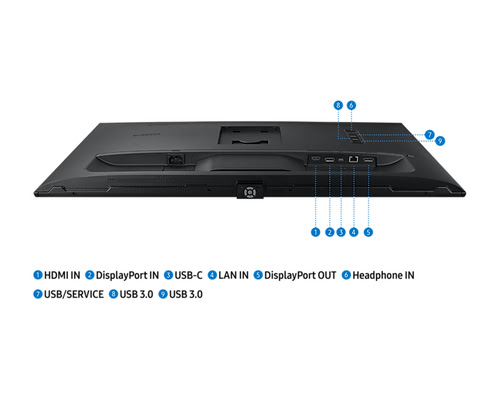 Samsung 32 pouces  LS32A60PUUPXEN - Ecran PC Samsung - Cybertek.fr - 1
