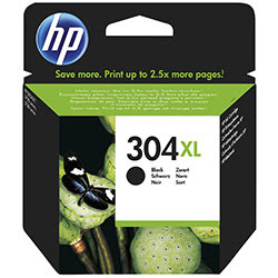 image produit HP Cartouche d'encre noir 304XL - N9K08AE Cybertek