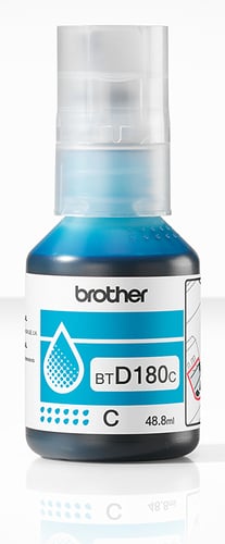 Cartouche d'encre BTD180C - Cyan pour imprimante Jet d'encre Brother - 2