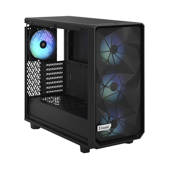 Fractal Design Meshify 2 Lite TG RGB Black Noir - Boîtier PC - 7