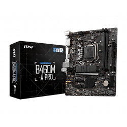 MSI B460M-A PRO - B460/LGA1200/mATX