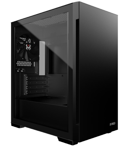 Boîtier PC M.RED Mercury Noir V2 - MT/Sans Alim/mATX Cybertek