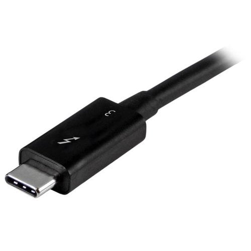 Câble Thunderbolt 3 USB-C mâle/mâle - 0.5m - Noir - 1