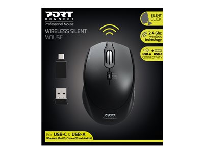 Port Connect SILENT - Souris PC Port - Cybertek.fr - 2