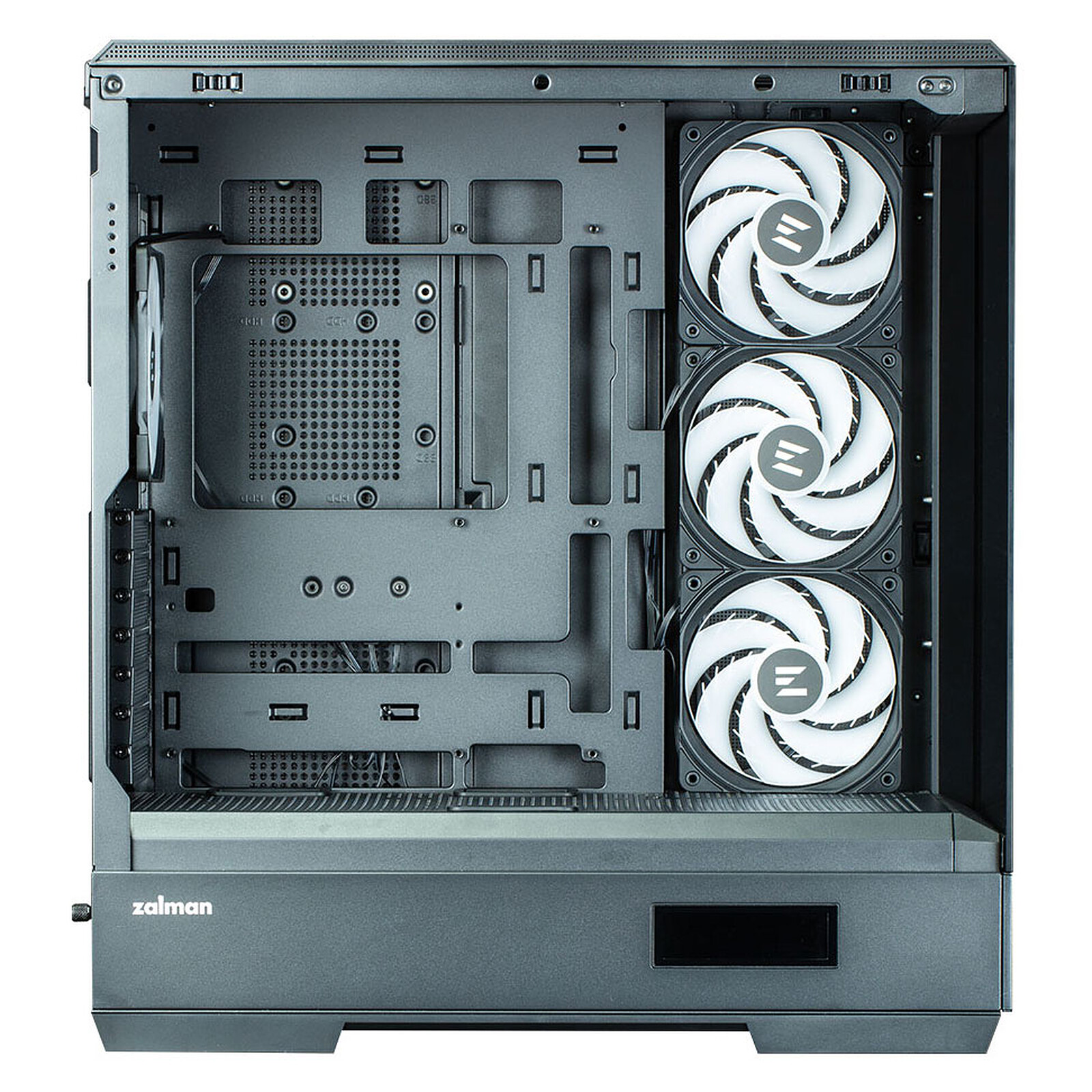 Zalman P50 DS RGB Noir Noir - Boîtier PC Zalman - Cybertek.fr - 1