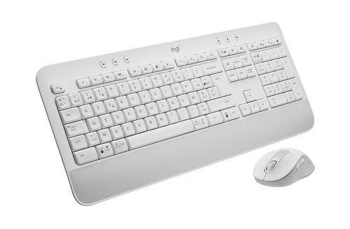 Logitech MK650 Offwhite Signature - Pack Clavier/Souris - 1