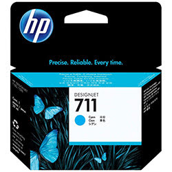 image produit HP Cartouche Cyan 711 - CZ130A Cybertek