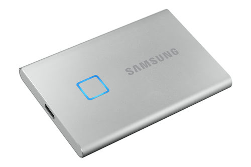 Samsung Portable T7 Touch 500Go USB3.2 Gen.2 Silver (MU-PC500S/WW) - Achat / Vente Disque SSD externe sur Cybertek.fr - 3