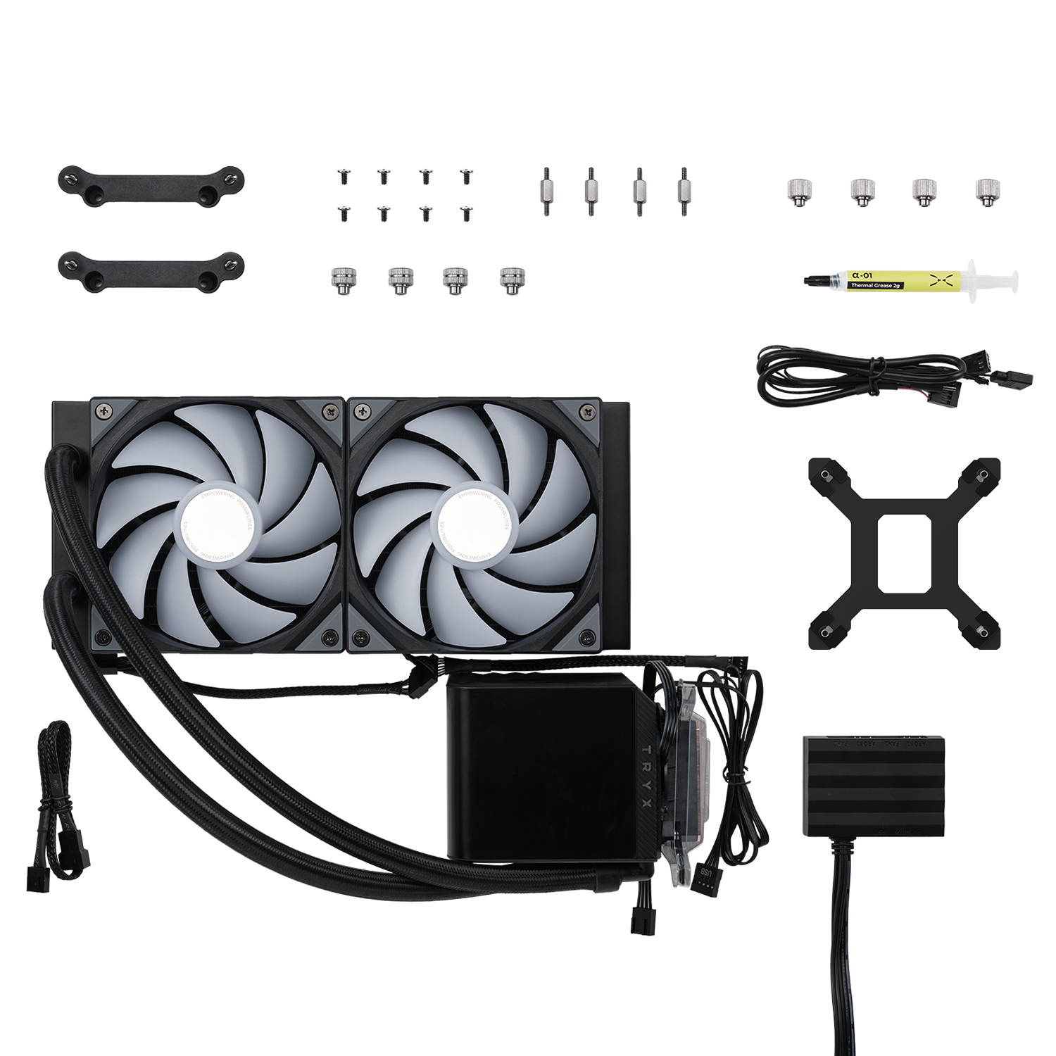 TRYX PANORAMA ARGB 240 - Noir - Watercooling TRYX - Cybertek.fr - 4