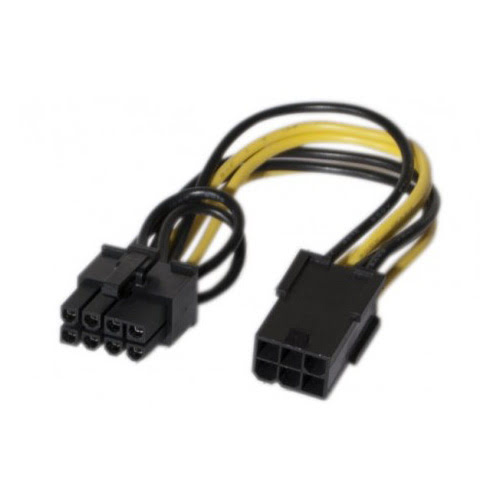 Connectique PC Cybertek Adaptateur alimentation PCI-E 6 pin vers 8 pin 