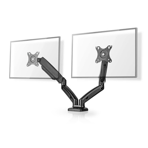 image produit Nedis Support Moniteur 32" - 2 axes mobiles - Ressort à gaz - 6kg max Cybertek