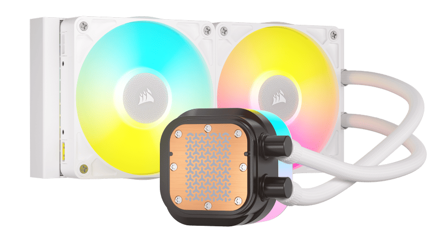 Corsair iCUE LINK TITAN - 240 RX LCD AIO/240mm - Blanc# - Watercooling - 6