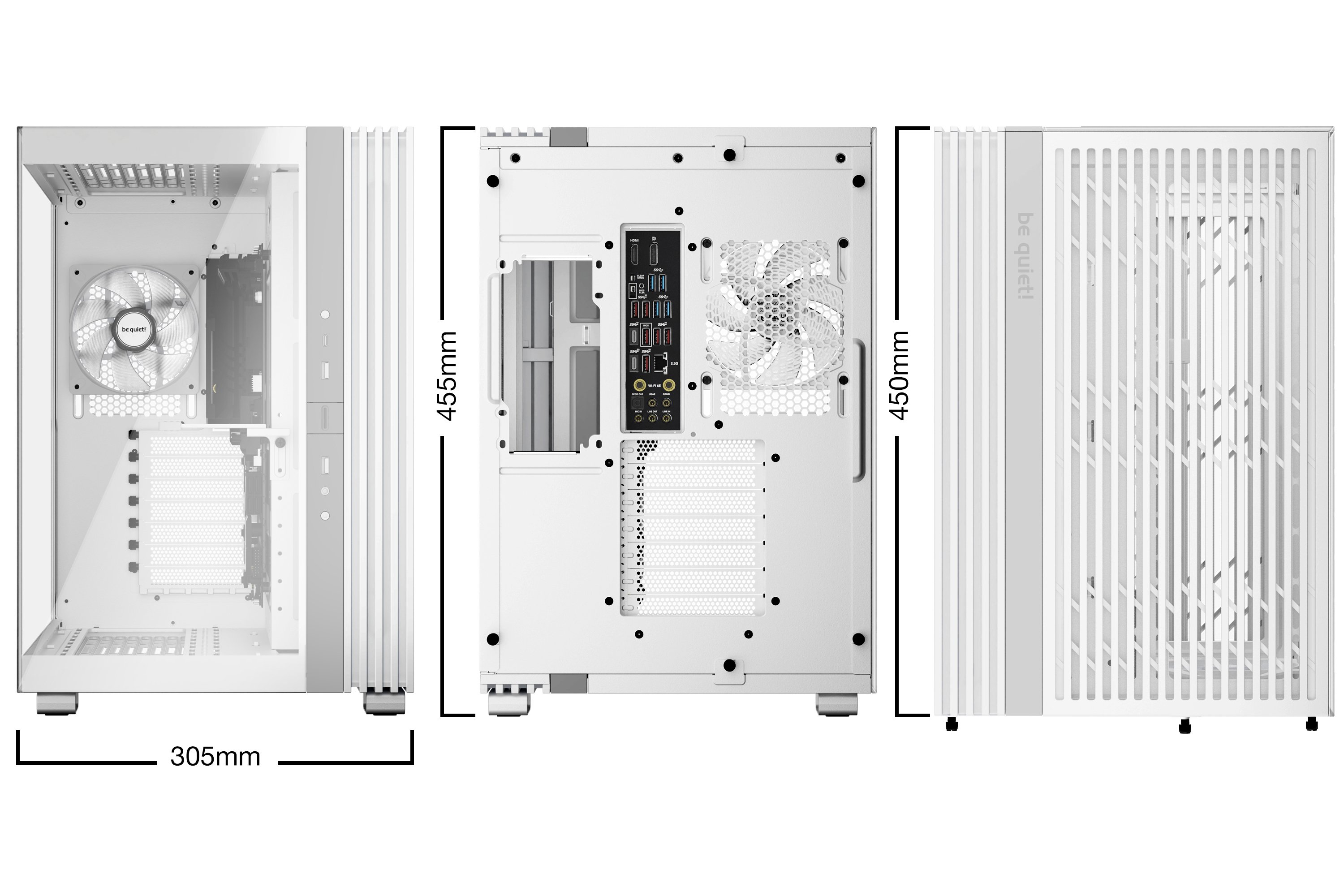 be quiet! Light Base 600 LX Blanc - Boîtier PC be quiet! - 1