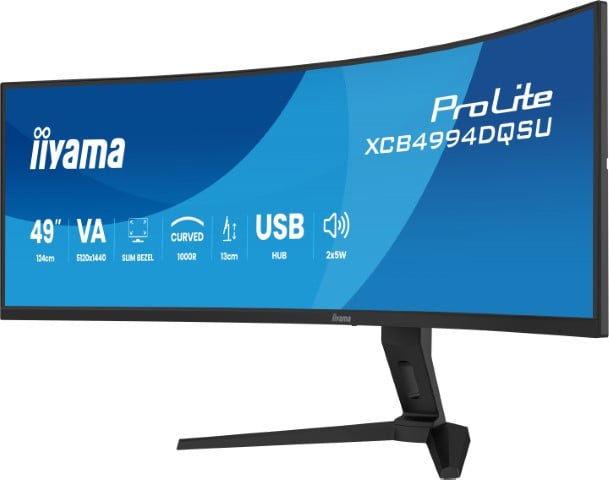 Iiyama 49 pouces  XCB4994DQSU-B1 - Ecran PC Iiyama - Cybertek.fr - 2