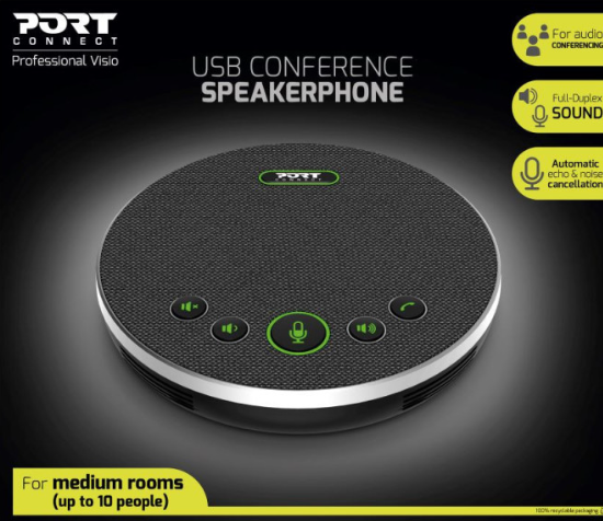 Port Enceinte salle conférence - Micro + Speaker (902002) - Achat / Vente Vidéoconférence sur Cybertek.fr - 3