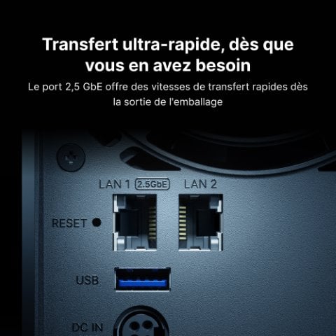 Synology DS425+ - 4 Baies  - Serveur NAS Synology - Cybertek.fr - 5