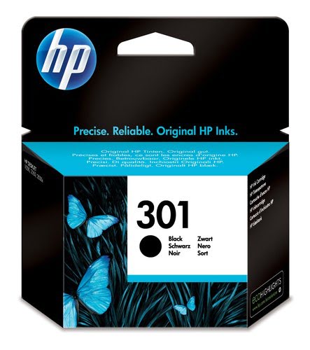 image produit HP Cartouche Noire 301 - CH561EE Cybertek