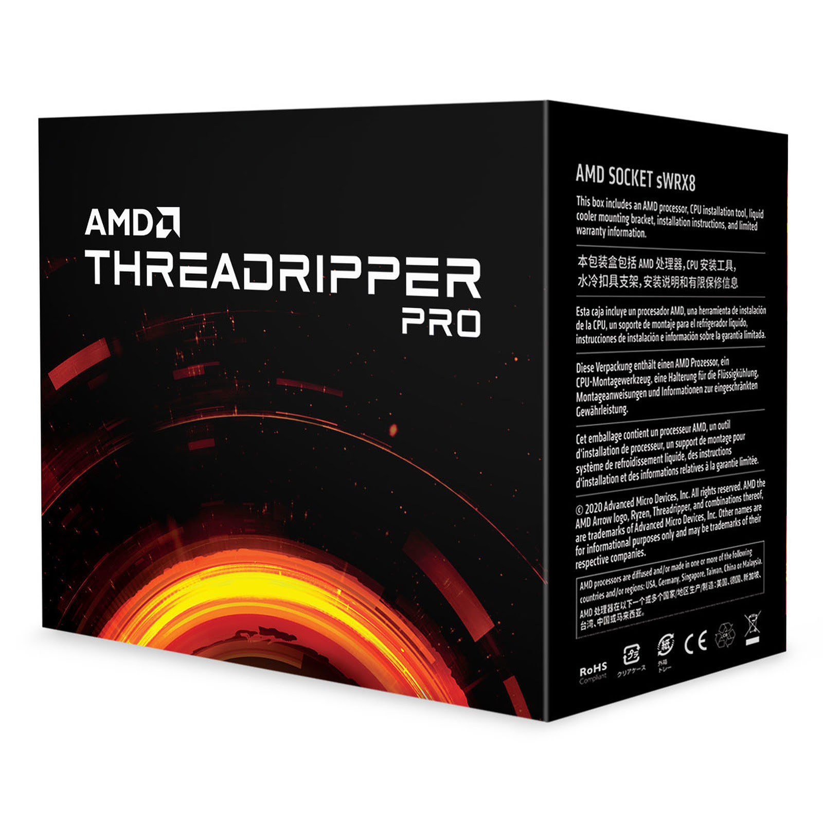 AMD Threadripper 3995WX - 2.7GHz - Processeur AMD - Cybertek.fr - 2
